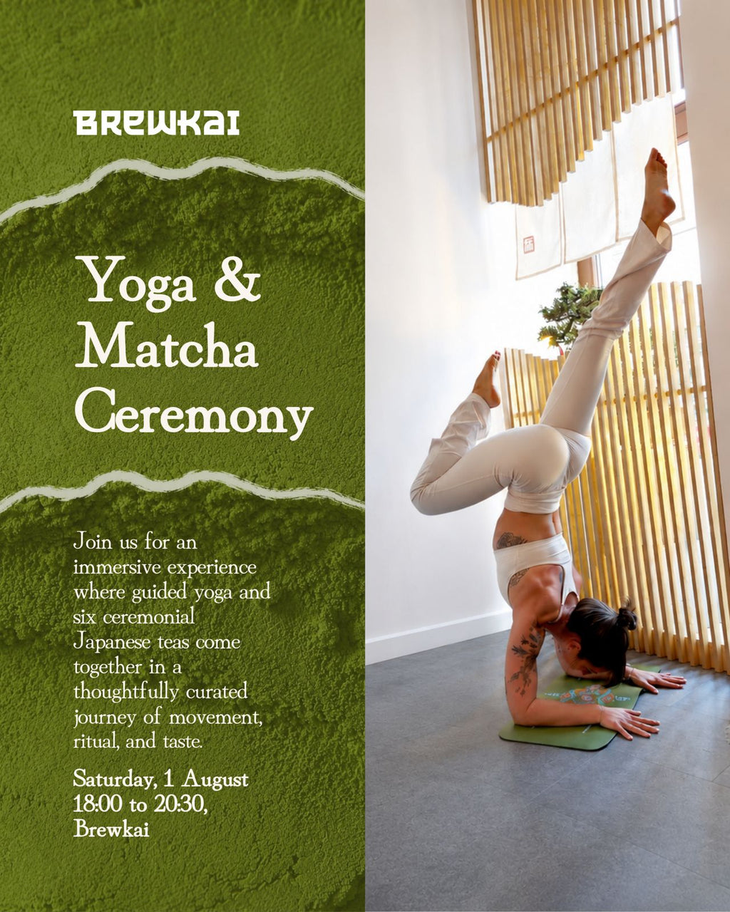 Yoga & Matcha Ceremony